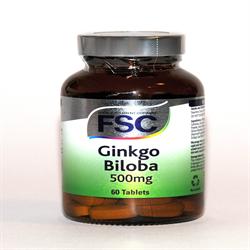 Ginkgo Biloba 500mg 60 Tablets