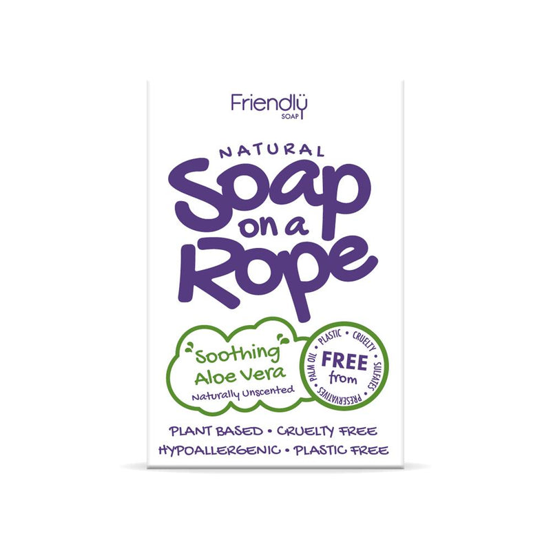 Aloe Vera - Natural Soap On  A Rope 125g