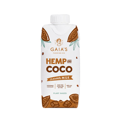 Gaia's Farming Co. Hemp & Coco Chocolate M*lk 330ml