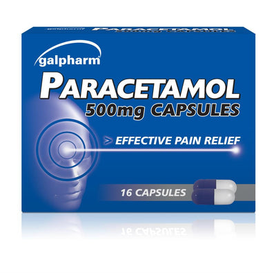 Paracetamol 500mg - 16 Capsules