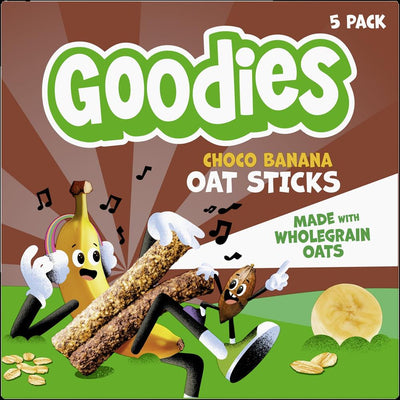 Goodies Kids Choco & Banana Oat Sticks Bars M/P 5x23g