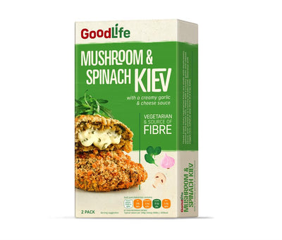 Mushroom & Spinach Kiev with A Creamy Garlic Cheese Sauce 250g