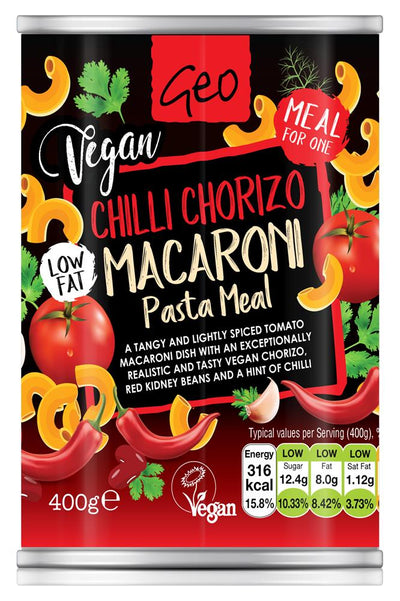 Cans - Chilli Chorizo Pasta Meal 400g