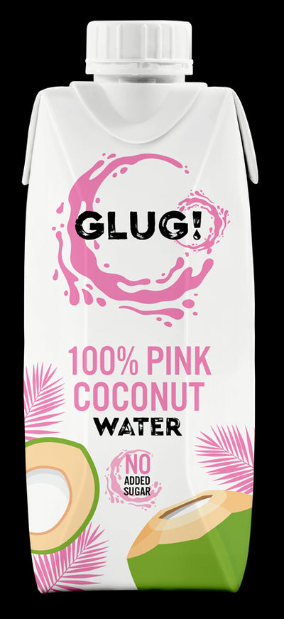 GLUG! 100% Pink Coconut Water 330ml