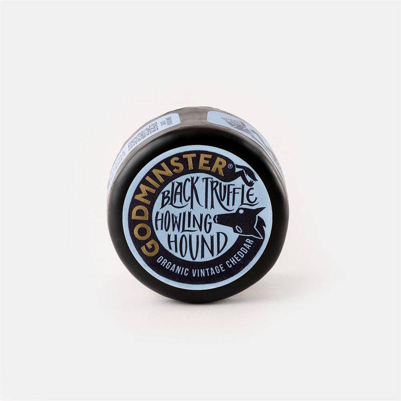 Godminster Black Truffle Howling Hound Organic Cheddar - Round 200g