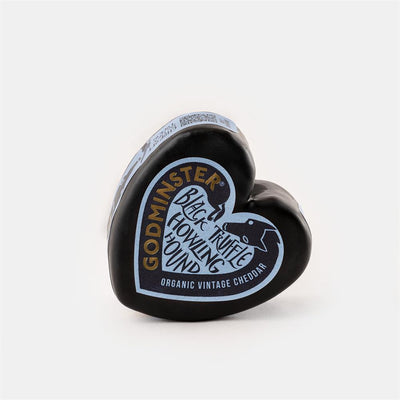 Godminster Black Truffle Howling Hound Organic Cheddar - Heart 200g