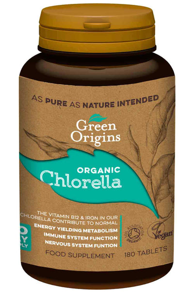 Organic Chlorella 500mg 180 Tablets