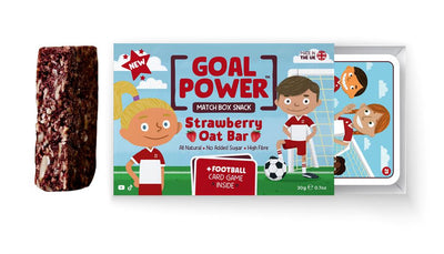 Strawberry Oat Bar 20g & 5 Playing collectable cards - HFSS 3