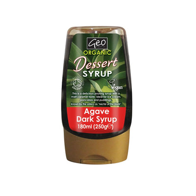 Geo Organics Organic Agave Dark Syrup 180ml