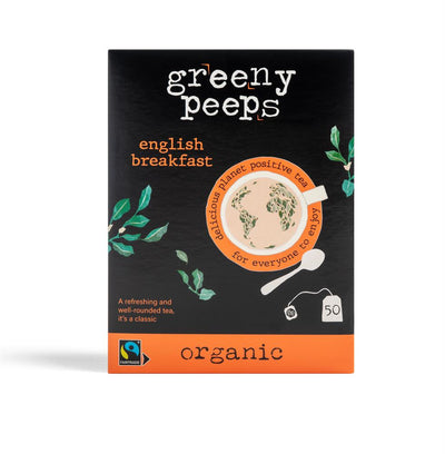 Greenypeeps Organic English Breakfast (50 x 2gm Teabags)