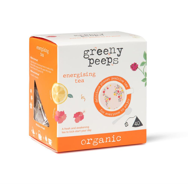 Greenypeeps Organic Energising Herbal Tea (40 x 2gm Teabags)