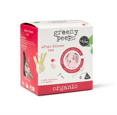 Greenypeeps Organic After Dinner Herbal Tea (40 x 2gm Teabags)