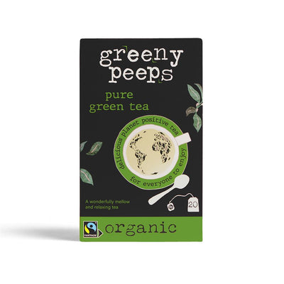 Greenypeeps Organic and Fairtrade Green Tea (20 x 2gm Teabags)