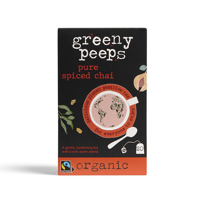 Greenypeeps Organic Spiced Chai Tea (20 x 2gm Teabags)