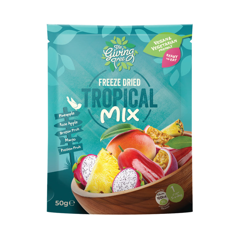 Freeze Dried Tropical Mix Fruit 50g