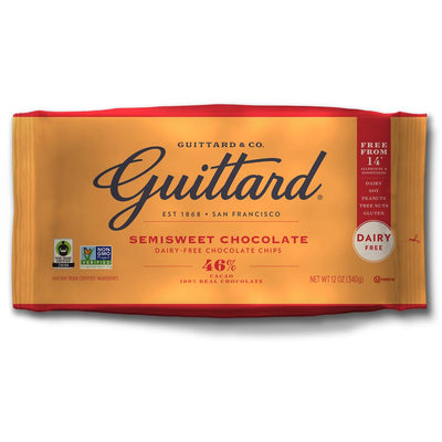 Guittard 46% Semisweet Chocolate Baking Chips. 340g