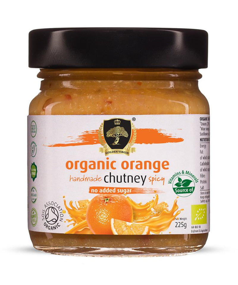 Organic Orange Chutney 225g no added sugar