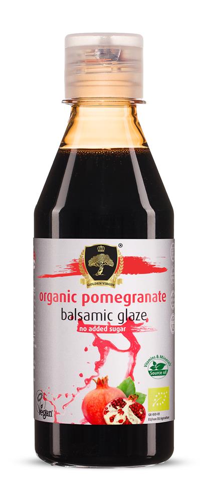 Organic Aged Balsamic Pomegranate Glaze 250ml no added sugar