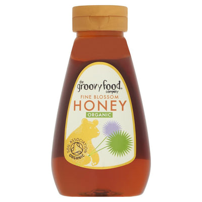 Groovy Squeezy Organic Fine Blossom Honey 340g