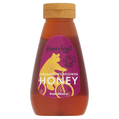 Groovy Food Organic Squeezy Mexican Wildflower Honey 340g