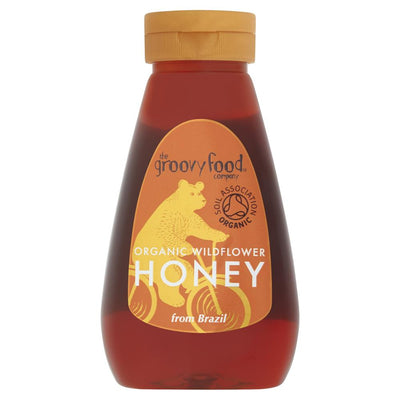 Groovy Food Squeezy Organic Brazilian Honey 340g