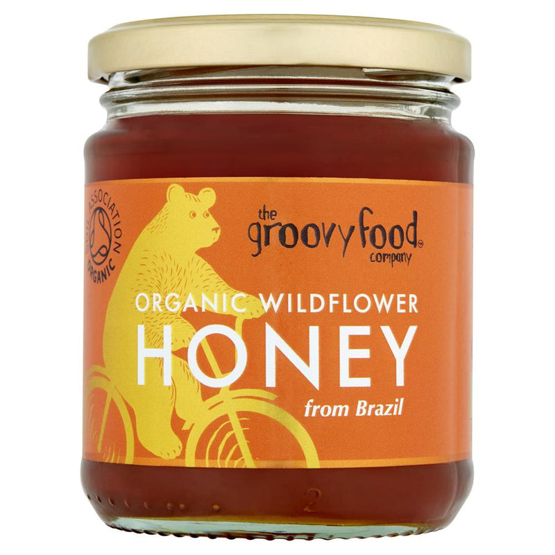 The Groovy Food Company Organic Brazilian Wildflower Honey 340g