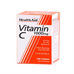 Vitamin C 1000mg - Chewable (Orange Flavour)   Tablets  100&