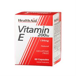 Vitamin E 200iu Natural Vegicaps  60&