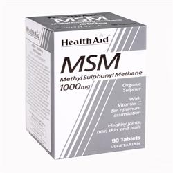 MSM 1000mg   Tablets 90&