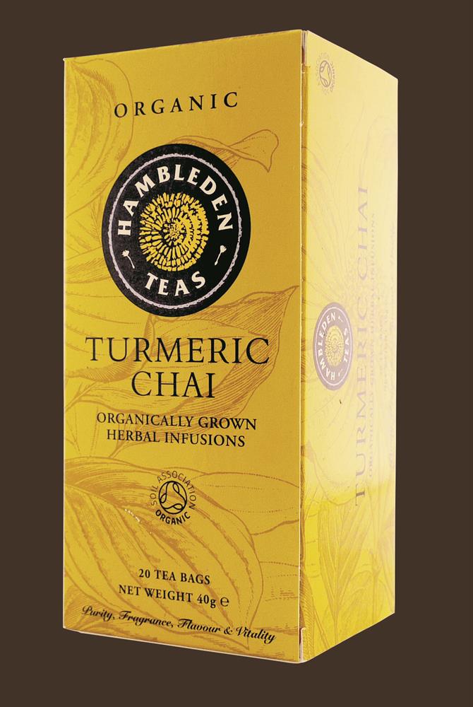 Hambleden Herbs Organic Turmeric Chai teabags 40g