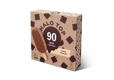 Halo Top Gooey Brownie Multi-pack Sticks 3x100ml