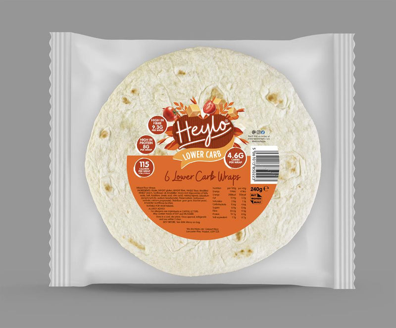 Heylo Low-Carb Wraps Pack of 6 x 40g