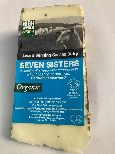 Organic Seven Sisters Sheep Milk Cheese 125g