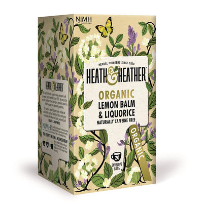 Organic Lemon Balm & Liquorice 20 Bag