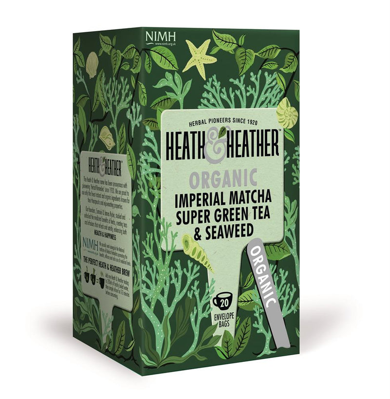 Organic Super Green Tea Matcha & Seaweed 20 Bag