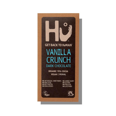 Hu Vanilla Crunch Dark Chocolate Bar 60g