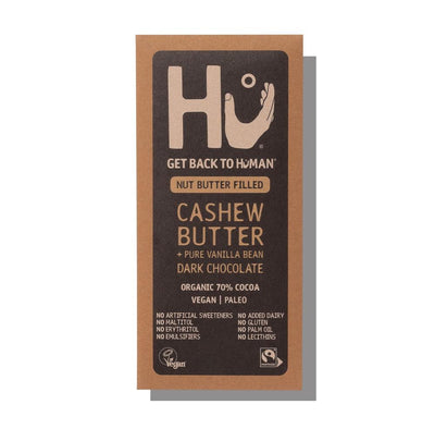 Cashew Butter and Vanilla Dark Chocolate Bar 60g