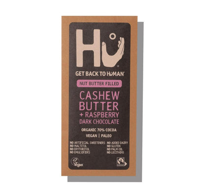 Hu Cashew Butter and Raspberry Dark Chocolate Bar 60g