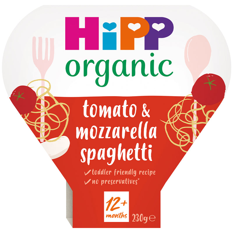 Organic Tomato & Mozzarella Spaghetti Tray 1-3 Years 230g