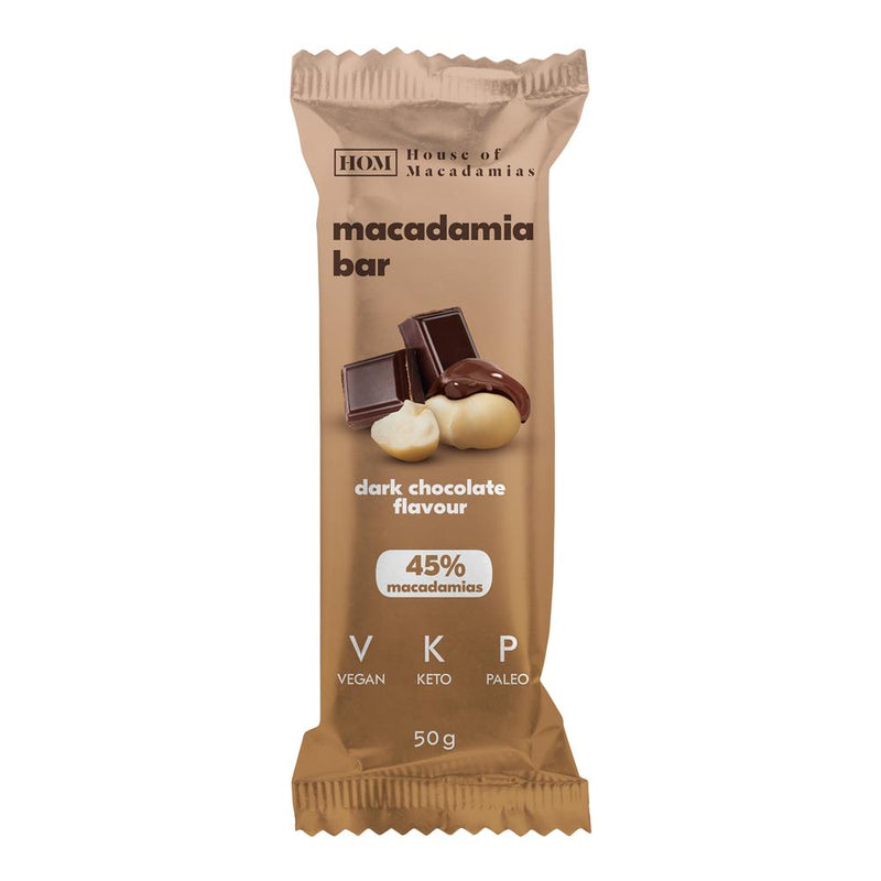 House of Macadamias  Bar Dark Chocolate 50g