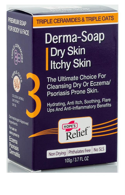 Hope's Relief Derma Soap with Triple Oat & Ceramide Complex