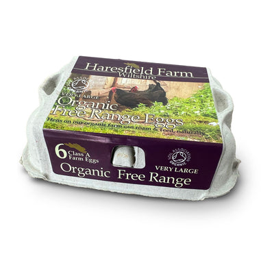 Very Large Organic Free Range Eggs x 6