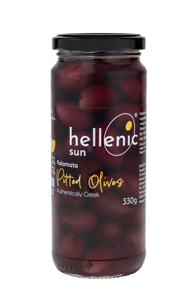 Hellenic Sun Kalamata Pitted Olives 330g