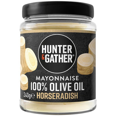 Horseradish 100% Olive Oil Mayonnaise 240g