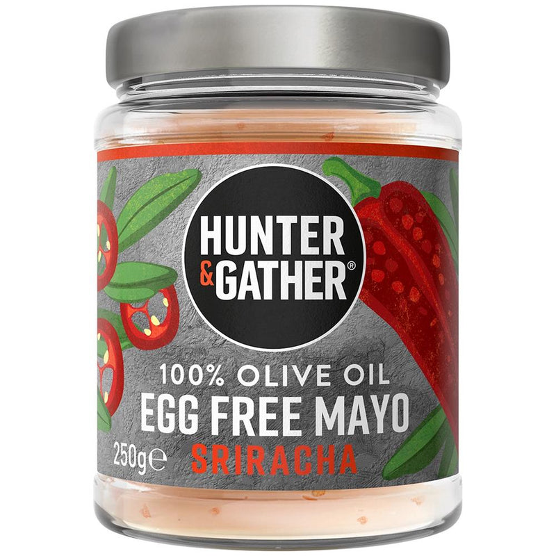 Egg Free Sriracha Olive Oil Mayo 250g