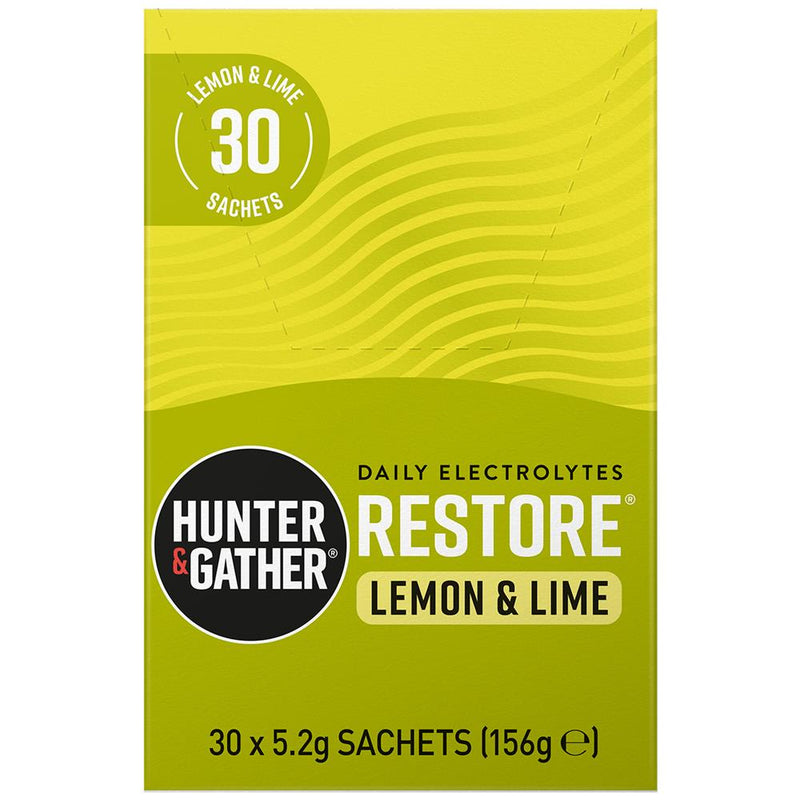 Restore Lemon & Lime Electrolyte Sachets 30 x 5.21g per pack