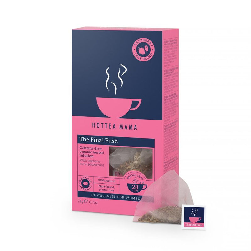 Organic pregnancy support tea - raspberry leaf & peppermint