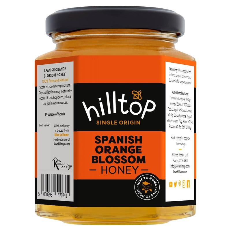 Hilltop Orange Blossom Honey 227g