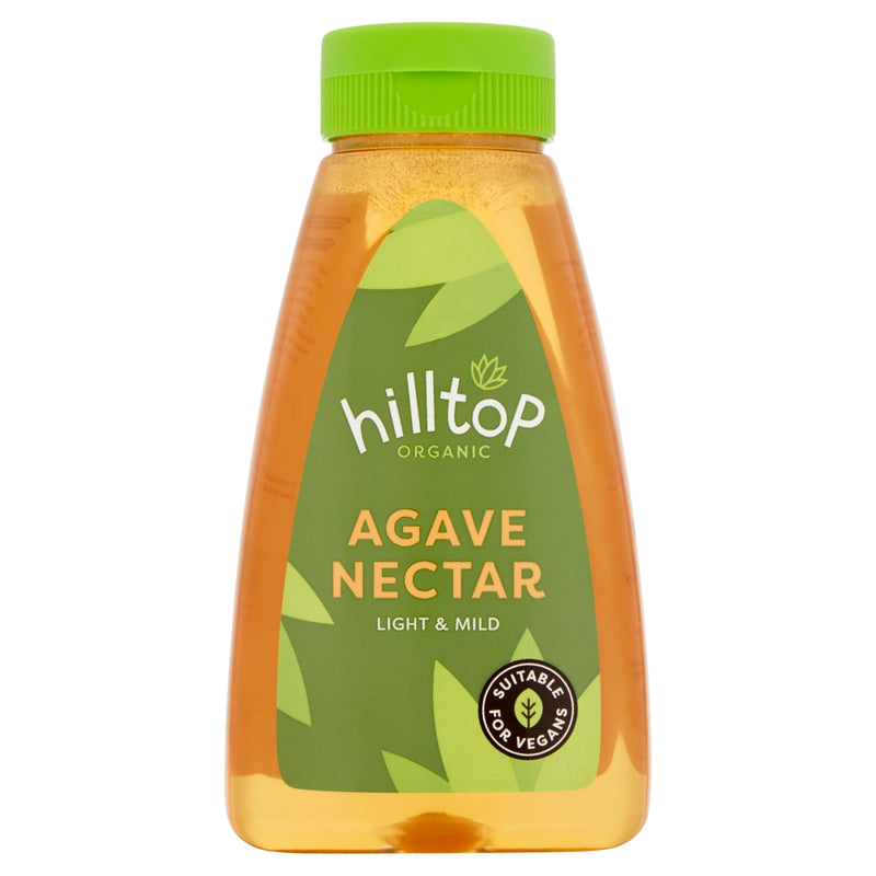 Hilltop Organic Agave Nectar Squeezy Bottle 330g