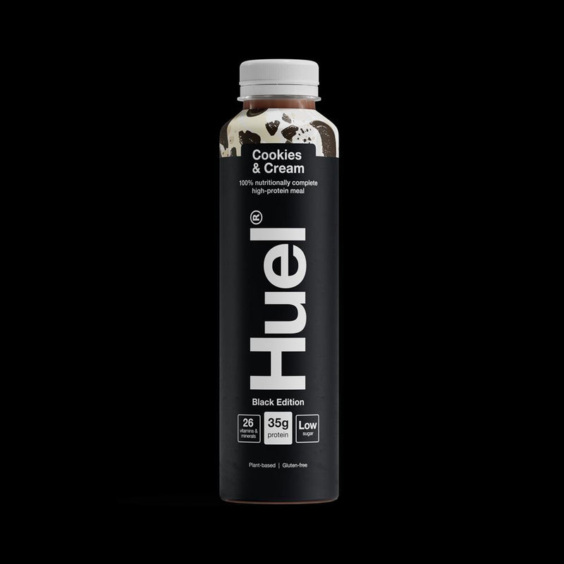 Huel Ready-to-Drink Black Edition Cookies & Cream Flavour. 500ml